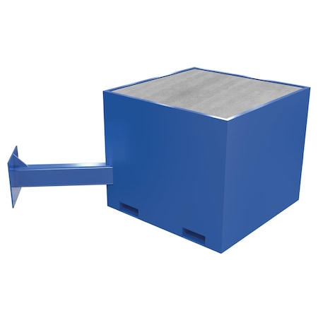 Vestil Addl Offset Steel Base, 36", Concrete JIB-CBX-36-BC